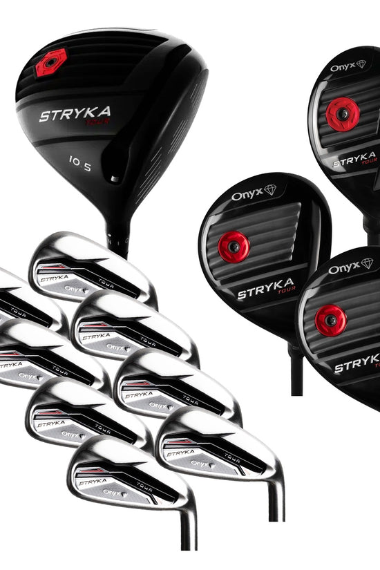 ONYX - STRYKA 12 PCE RH - 10.5 DEGREE ADAPTIVE DRIVER SET - GRAPHITE IRON SHAFTS