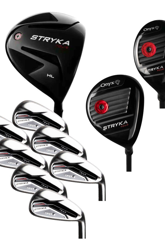 ONYX - STRYKA 10 PCE RH - 15 DEGREE HL DRIVER SET - GRAPHITE IRON SHAFTS