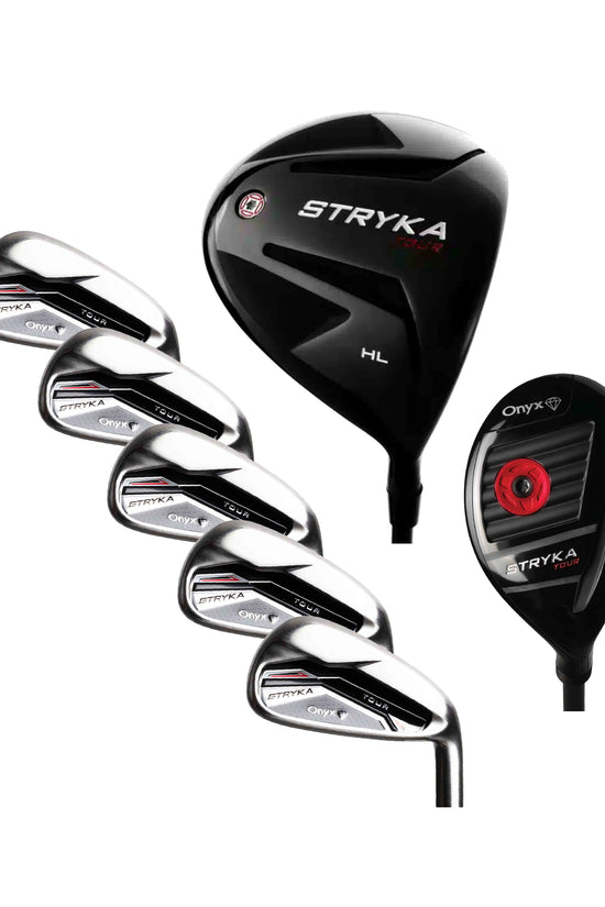 ONYX - STRYKA 7 PCE RH - 15 DEGREE HL DRIVER SET - STEEL IRON SHAFTS