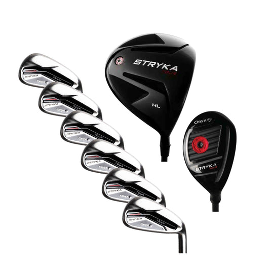 ONYX - STRYKA 8 PCE RH - 15 DEGREE HL DRIVER SET - GRAPHITE IRON SHAFTS