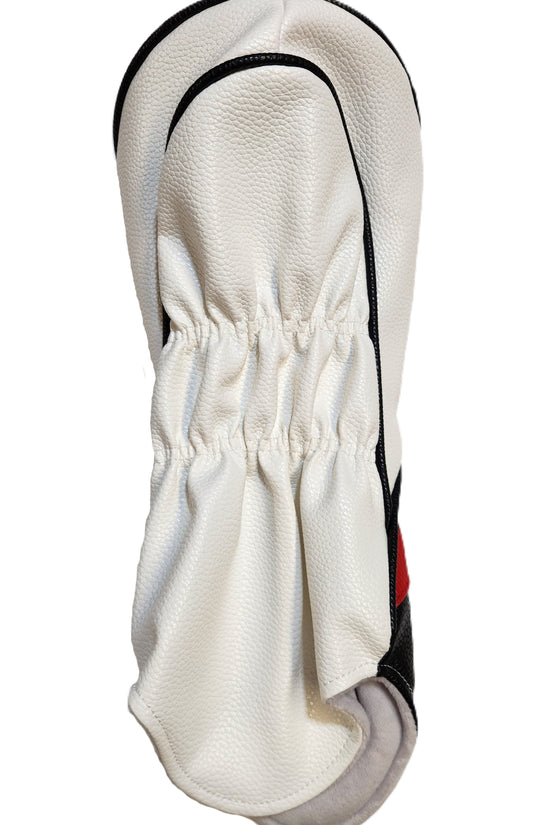 ONYX - PREMIUM DRIVER COVER - WHITE/RED/BLACK