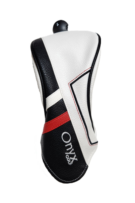 ONYX - PREMIUM FAIRWAY COVER - WHITE/RED/BLACK