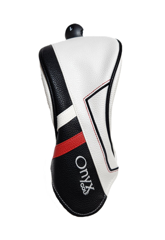 ONYX - PREMIUM FAIRWAY COVER - WHITE/RED/BLACK