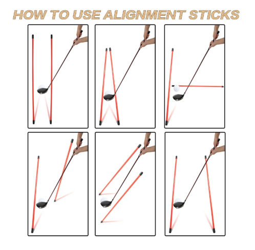 ALIGNMENT STICKS - ORANGE