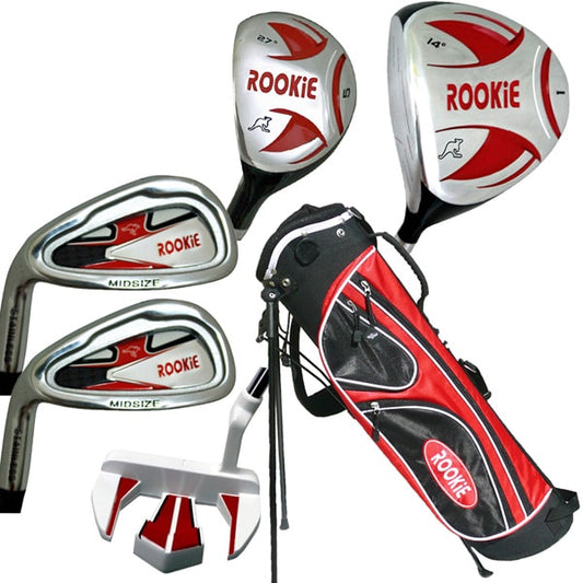 ROOKIE - KIDS SET- LEFT HAND - 6 PCE RED - Hybrid option